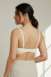 Zivame Padded Non Wired 3/4th Coverage T-Shirt Bra - Whisper White — thumbnail 2